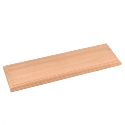 Natural wood baseboards...