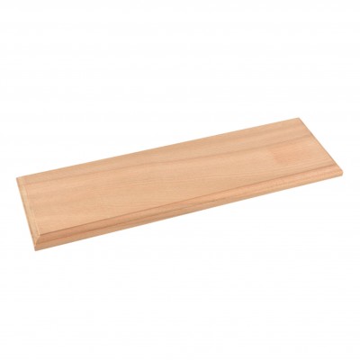 Natural wood baseboards...