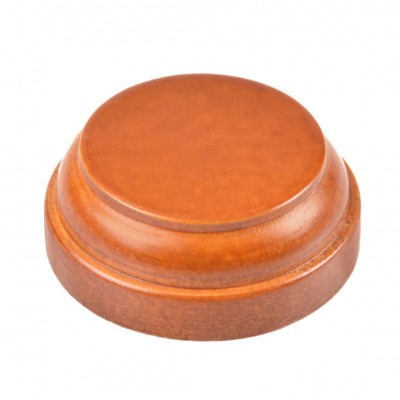 Socle rond bois mm.50 verni