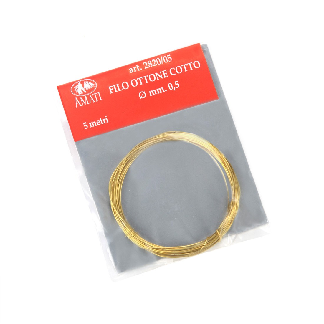 Brass wire mm.0,50