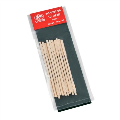 Wooden oars length mm.80