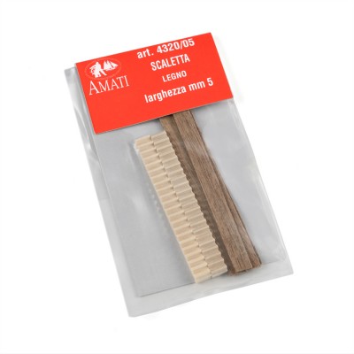 Scalette legno largh.mm.5