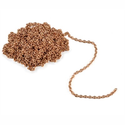 Brass chain type F mm.1,0 x... 2