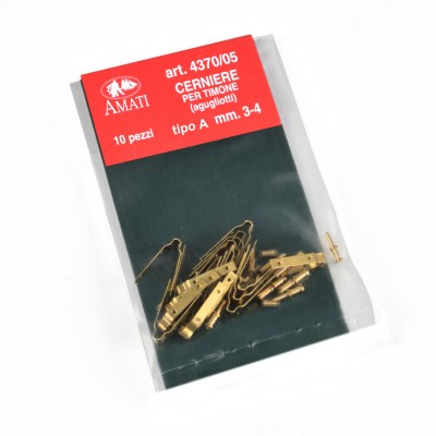 Brass hinges mm.3-4 - new type