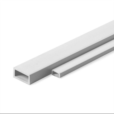 Profilato A.S.A. tubo rettang.mm.2x4x1000