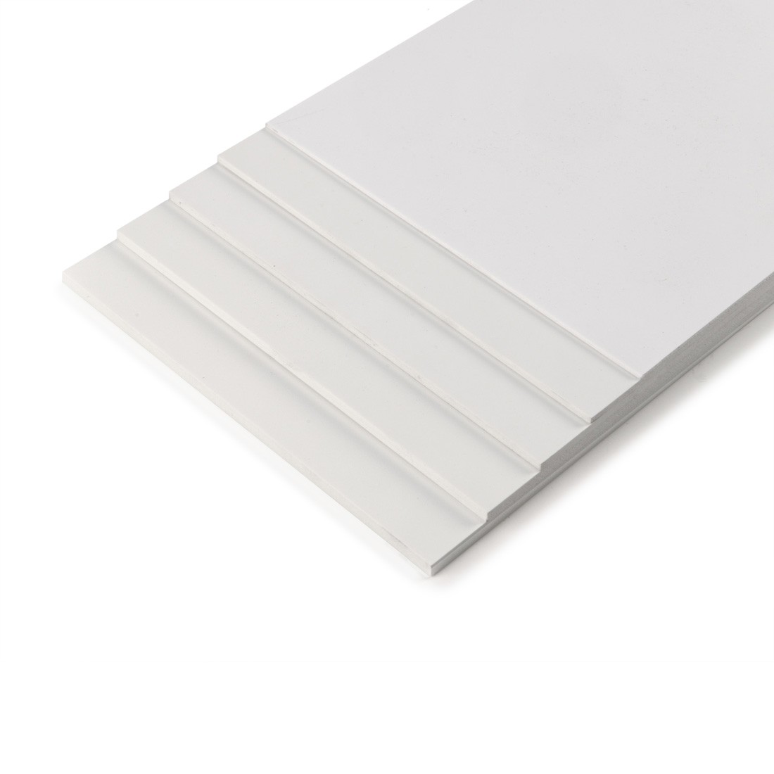 Foglio PVC foam bianco mm.194x320  mm.2