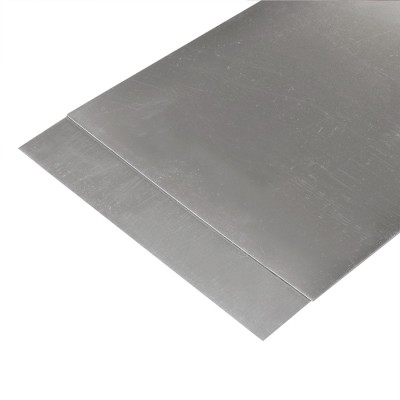 Foglio Styrene argento mm.194x320  mm.2