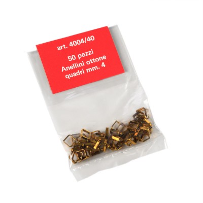 square brass rings mm.4