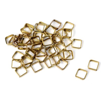 Anellini quadri ottone mm.5. 2