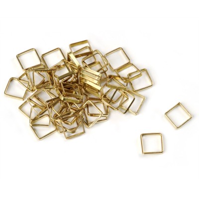Anellini quadri ottone mm.7. 2