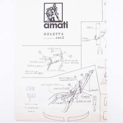 American Schooner 1830 Plan