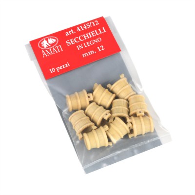 Secchielli legno mm.12