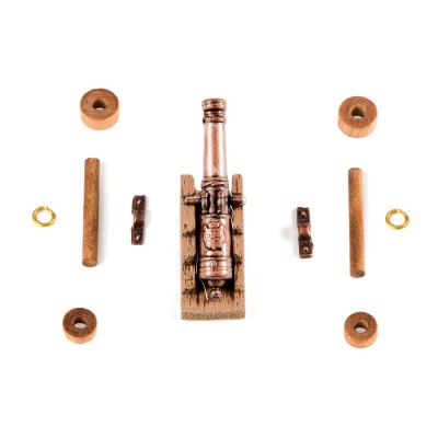 Cannoni affusto legno mm. 30 2