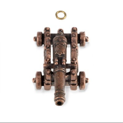 Canons décoré  avec chariot