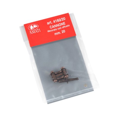 Cannoni dec. c/affusto mm. 20 2