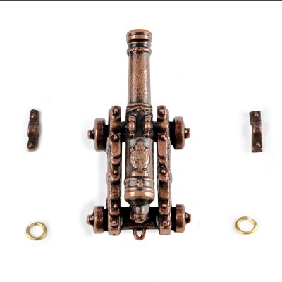 Canons décoré  avec chariot 2