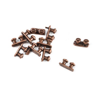 Bittes duobles en métal... 2