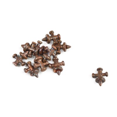 Bittes en croix en métal mm. 7 2