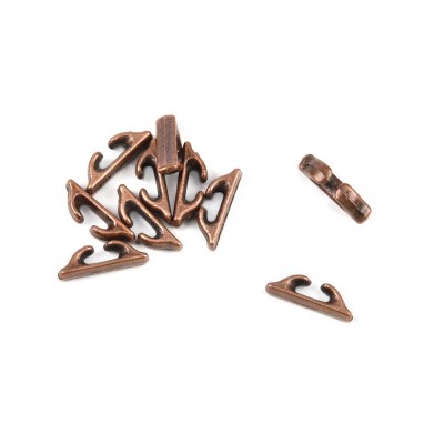 Metal burnished chocks mm. 9 2