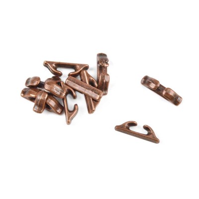 Chaumards en métal bruni 12 mm 2