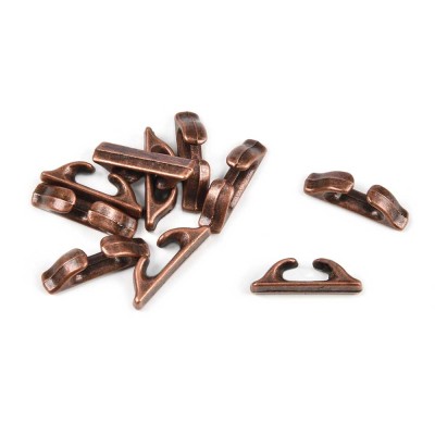 Chaumards en métal bruni 14 mm 2