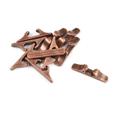 Chaumards en métal bruni 27 mm 2