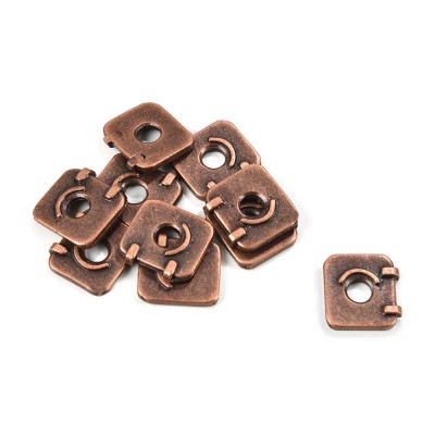 Demi portes métal 11x12 mm. 2