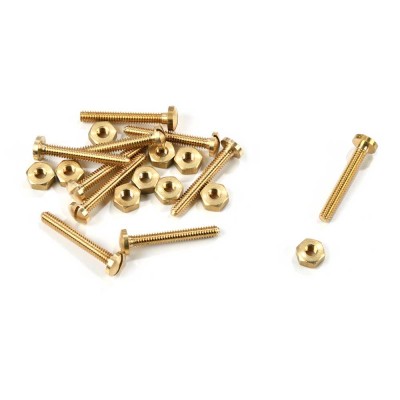 Brass screws mm.2x14 2