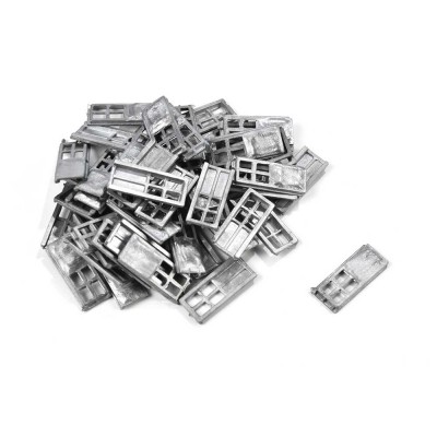 Portes métal 6,5x15 mm. 2