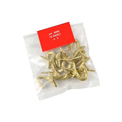 Ganchos de metal decorados