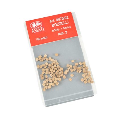 Bozzelli noce mm.2  1 foro