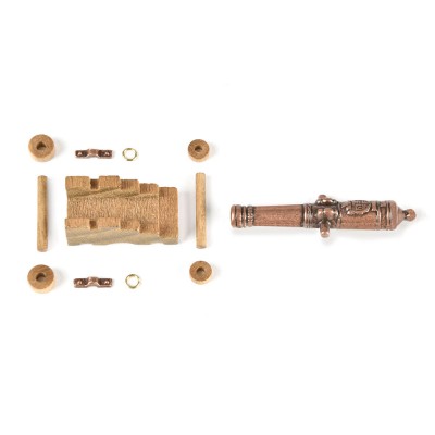 Cañones c / carro de madera... 2