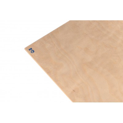 Birch plywood mm.5 cm. 100x38