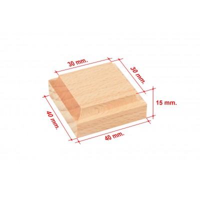 Wooden Base 40x40 mm 2