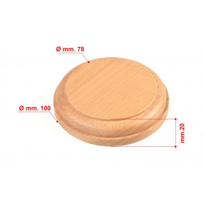 Basi tonde verniciate mm.100 2