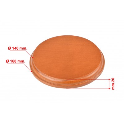 Basi tonde verniciate mm.160 2