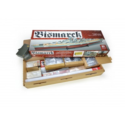 Caja modelo Amati Acorazado Bismarck 2