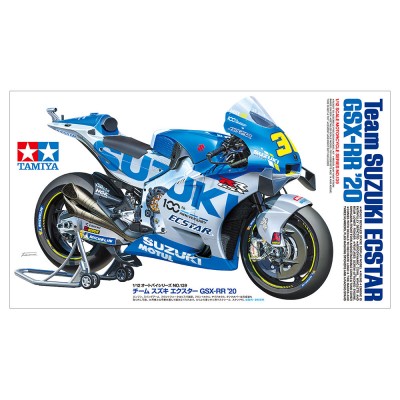 Scatola del modello in plastica Tamiya Team SUZUKI ECSTAR GSX-RR '20