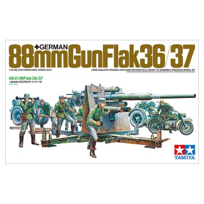 German 88mm Gun Flak36/37