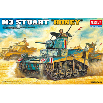 BRITISH M3 STUART HONEY 1:35