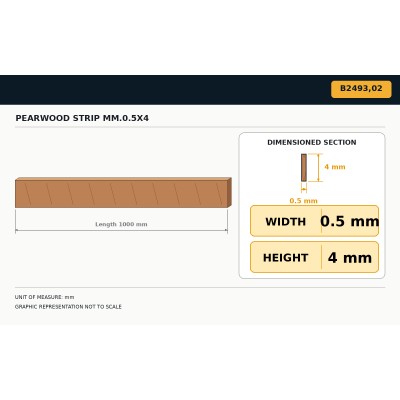 Peer strip mm.0,5x4 2