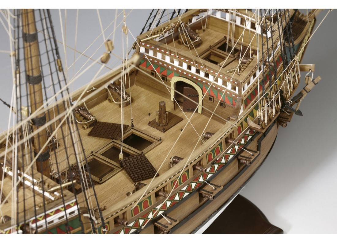 Détails du modèle naval Revenge 1577