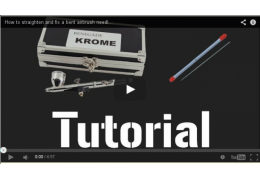How to fix the needle of your airbrush